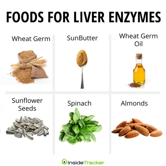 a list of foods for liver enzymes 