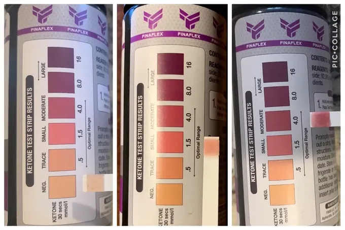A close up of keto test strips - I Went Vegan Keto. Here's What Happened to My Body.