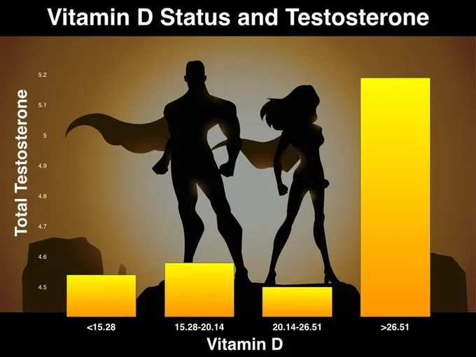 a bar chart with a woman and a man standing next to each other