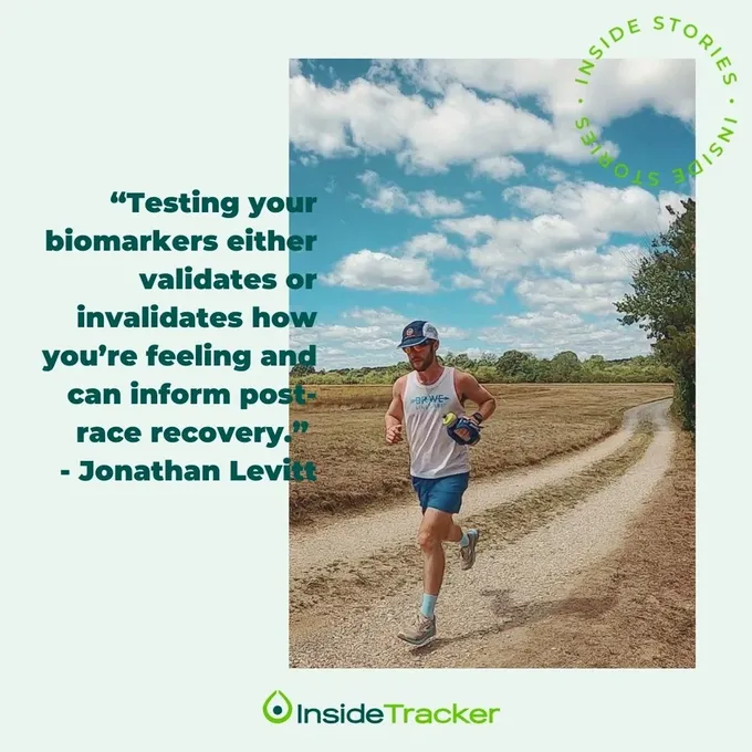 jonathan levitt's quote on post marathon recovery